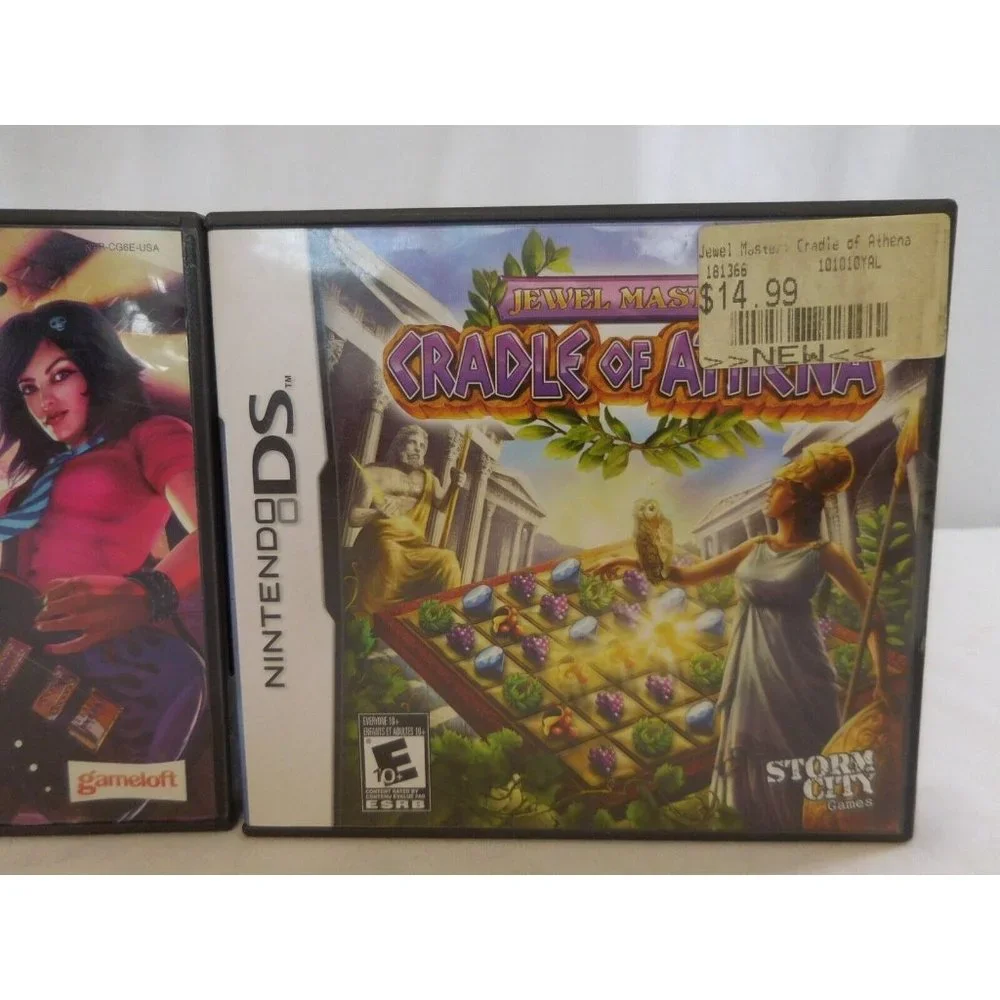 Nintendo DS Jewel Masters Cradle of Athena Complete with Manual Guitar Rock Tour